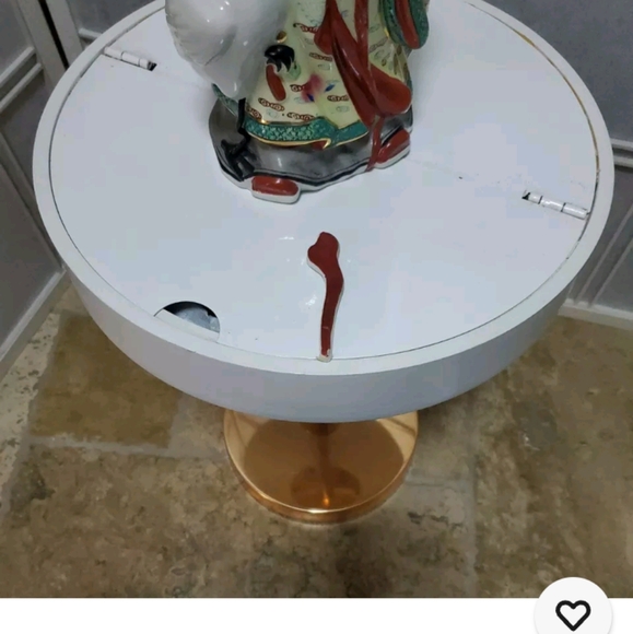 Large 13.5" Chinese Porcelain Figurine - Picture 8 of 10